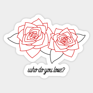 MONSTA X 'Who do you love?' Sticker